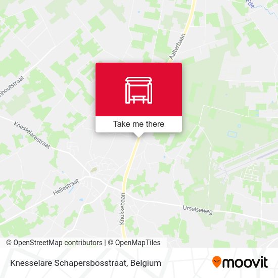 Knesselare Schapersbosstraat map