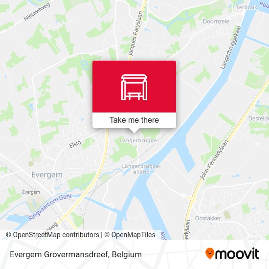 Evergem Grovermansdreef map