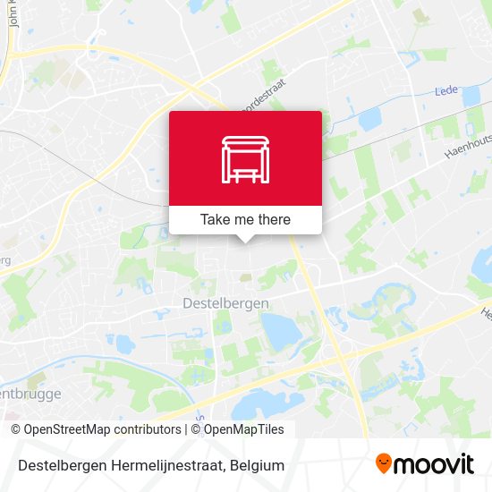 Destelbergen Hermelijnestraat map