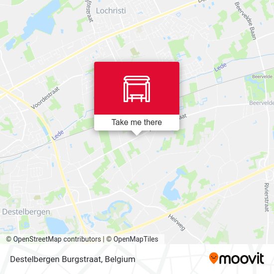 Destelbergen Burgstraat plan