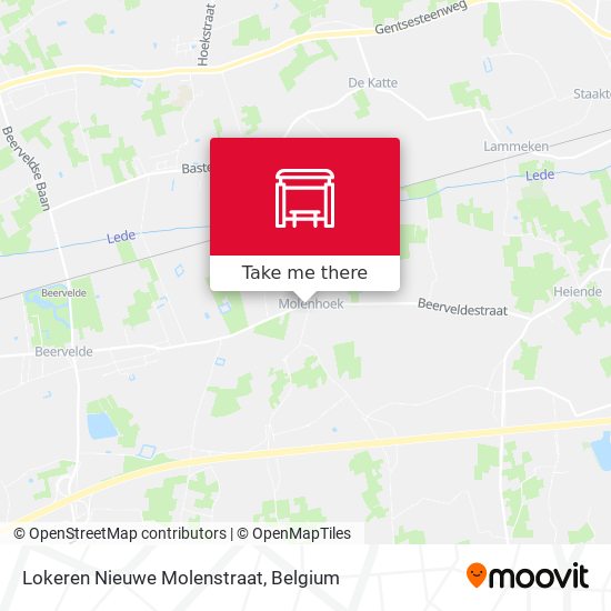 Lokeren Nieuwe Molenstraat map