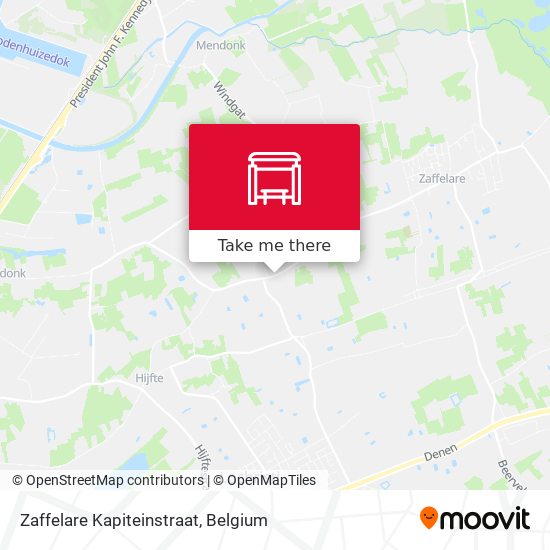 Zaffelare Kapiteinstraat plan