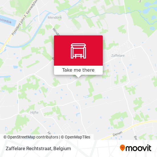 Zaffelare Rechtstraat plan