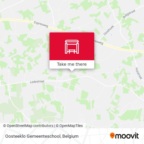 Oosteeklo Gemeenteschool map