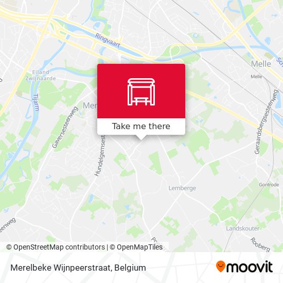 Merelbeke Wijnpeerstraat plan