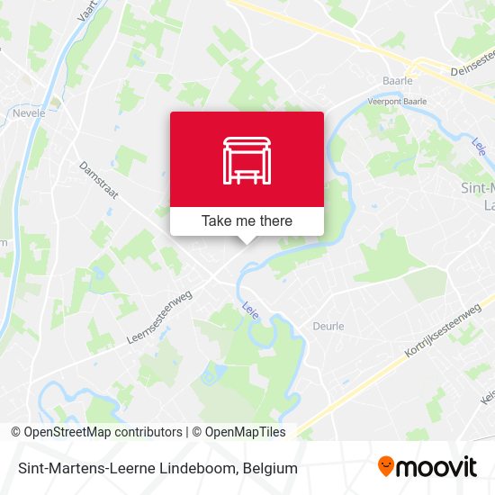 Sint-Martens-Leerne Lindeboom map