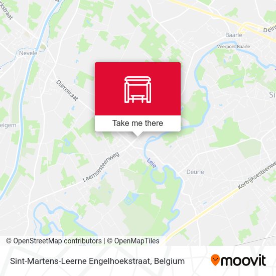 Sint-Martens-Leerne Engelhoekstraat map