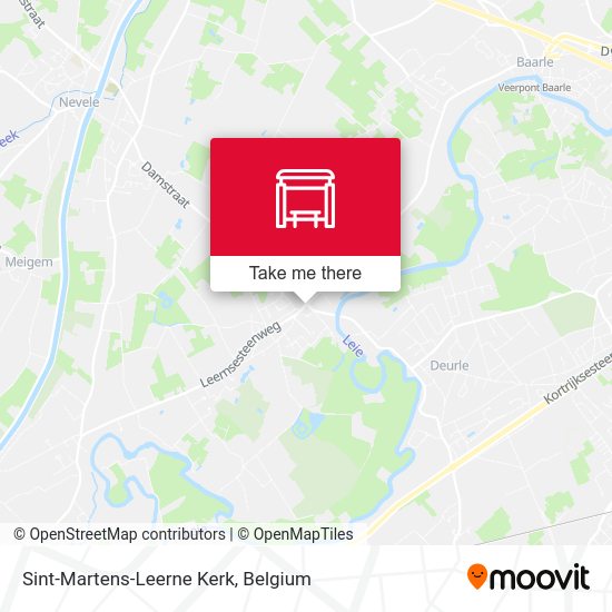 Sint-Martens-Leerne Kerk map