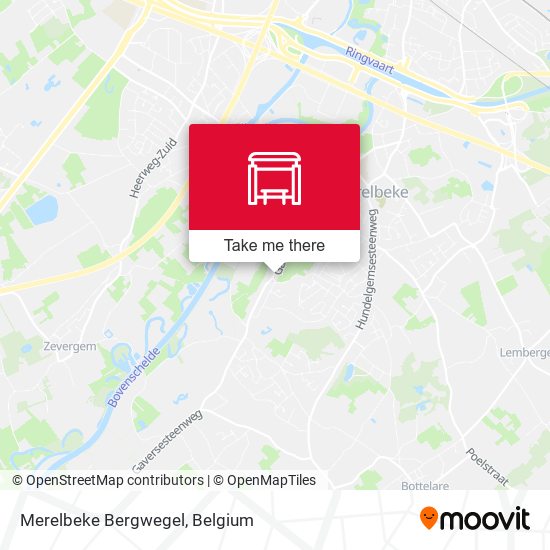 Merelbeke Bergwegel plan