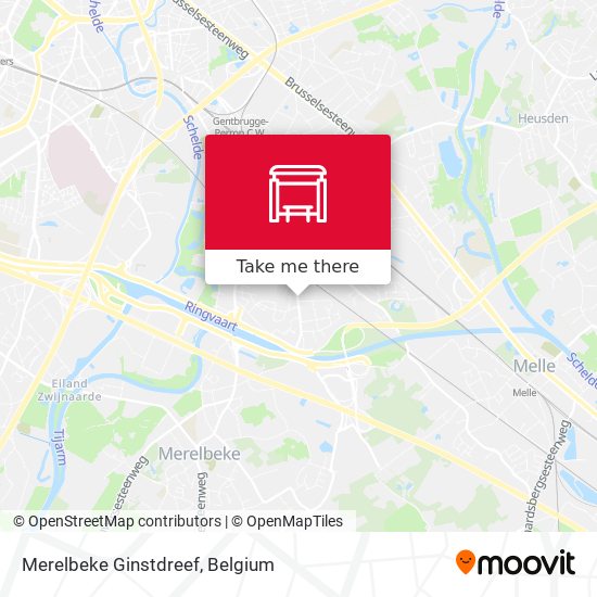 Merelbeke Ginstdreef map