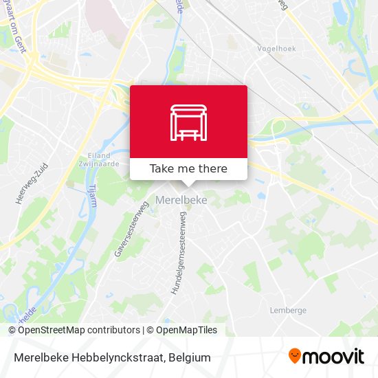 Merelbeke Hebbelynckstraat plan