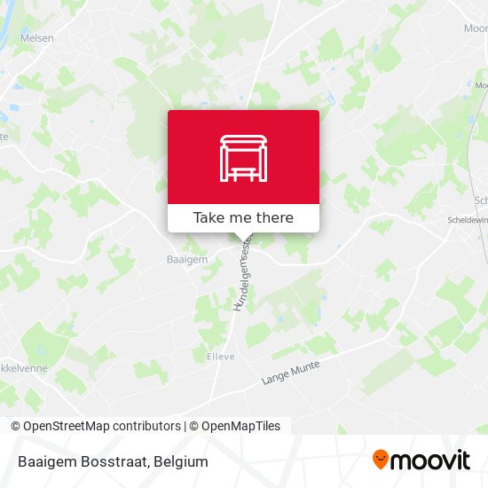 Baaigem Bosstraat map