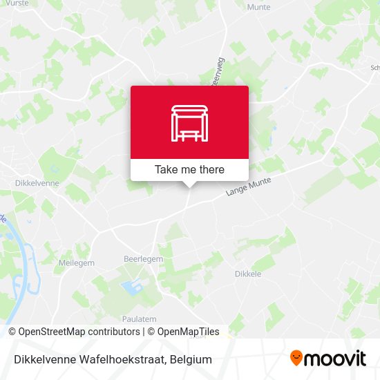 Dikkelvenne Wafelhoekstraat plan