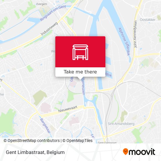 Gent Limbastraat map