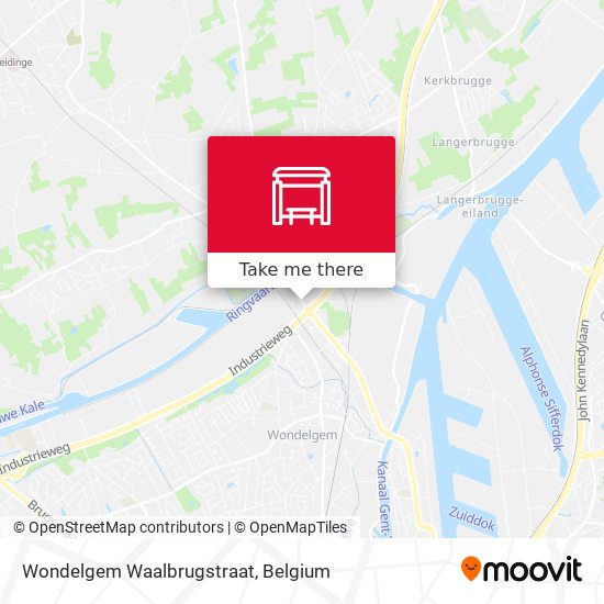 Wondelgem Waalbrugstraat plan