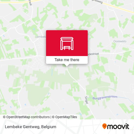 Lembeke Gentweg map