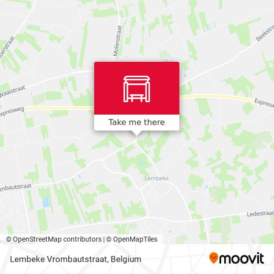 Lembeke Vrombautstraat plan