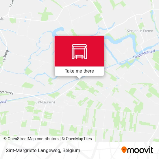 Sint-Margriete Langeweg map