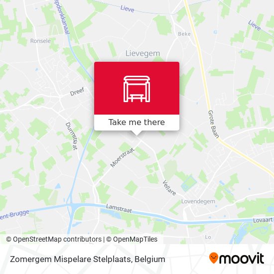 Zomergem Mispelare Stelplaats map