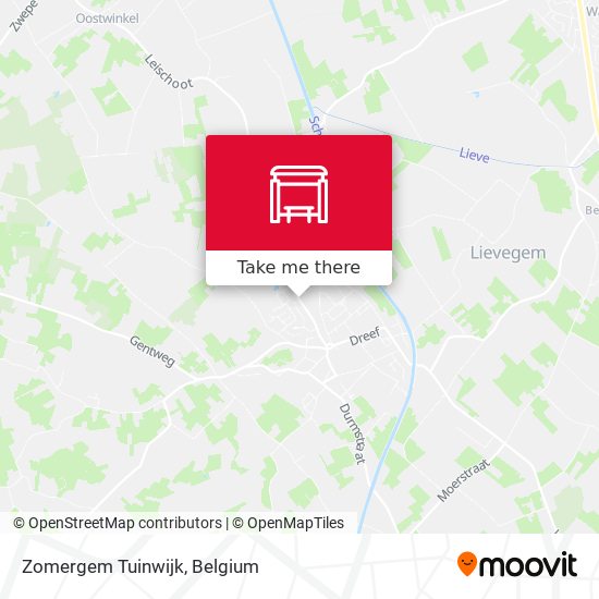 Zomergem Tuinwijk map