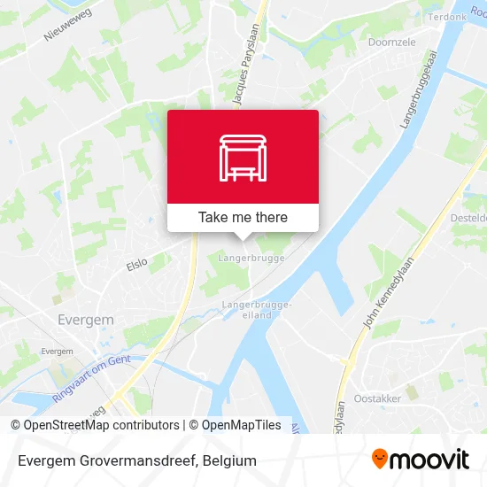 Evergem Grovermansdreef map