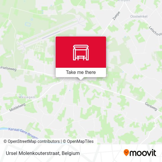 Ursel Molenkouterstraat map