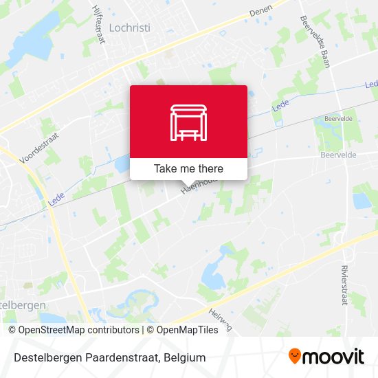 Destelbergen Paardenstraat map