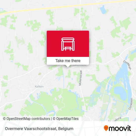 Overmere Vaarschootstraat map