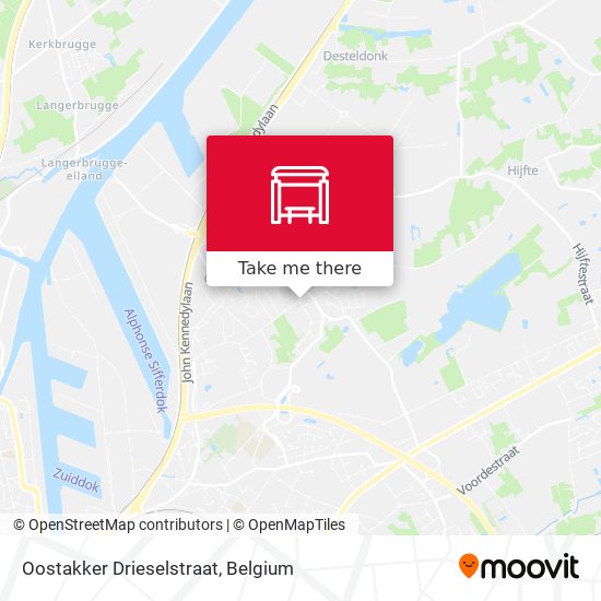 Oostakker Drieselstraat plan