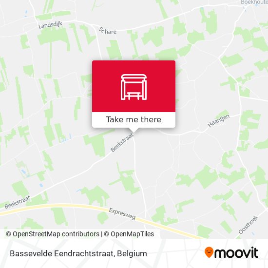 Bassevelde Eendrachtstraat plan