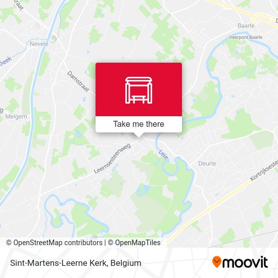 Sint-Martens-Leerne Kerk plan