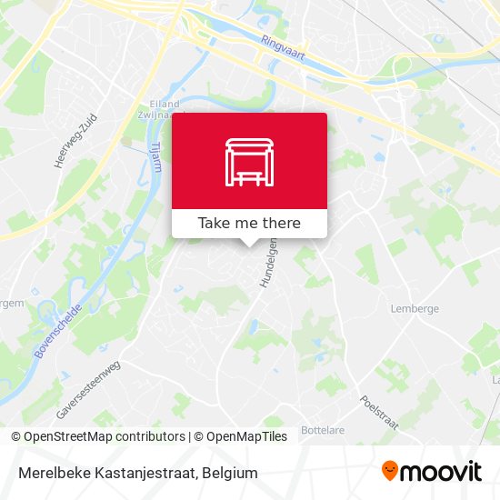 Merelbeke Kastanjestraat plan