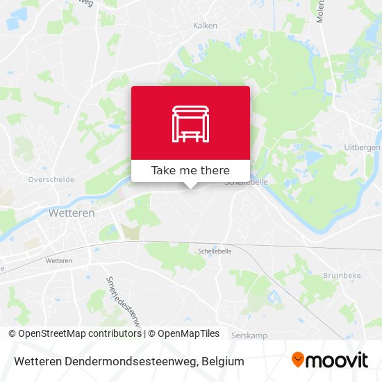 Wetteren Dendermondsesteenweg map