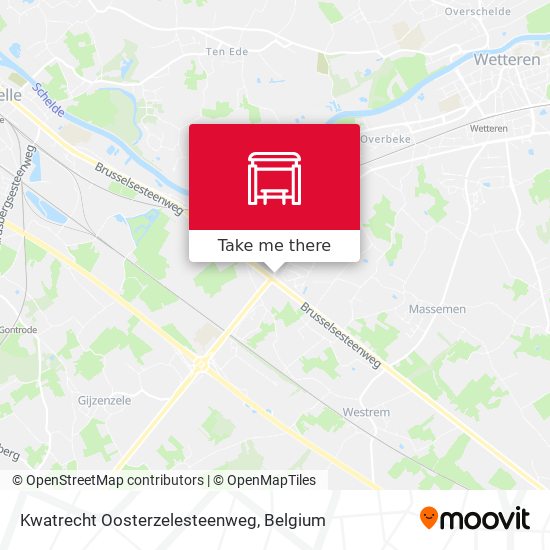 Kwatrecht Oosterzelesteenweg plan