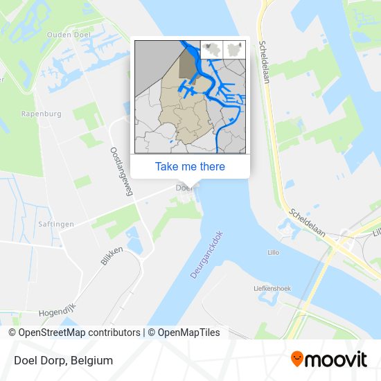 Doel Dorp map