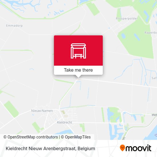 Kieldrecht Nieuw Arenbergstraat map