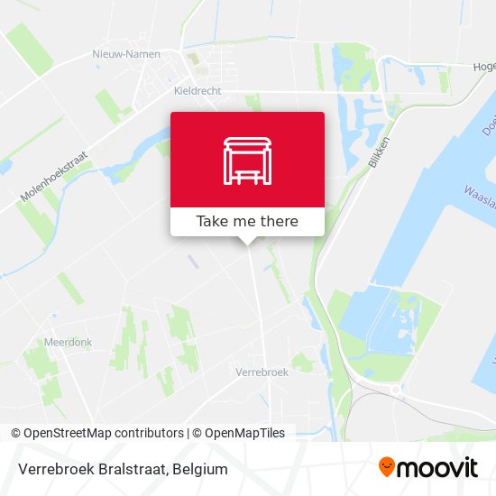 Verrebroek Bralstraat map