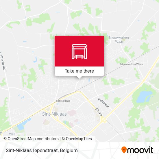 Sint-Niklaas Iepenstraat plan
