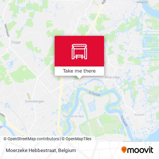 Moerzeke Hebbestraat plan