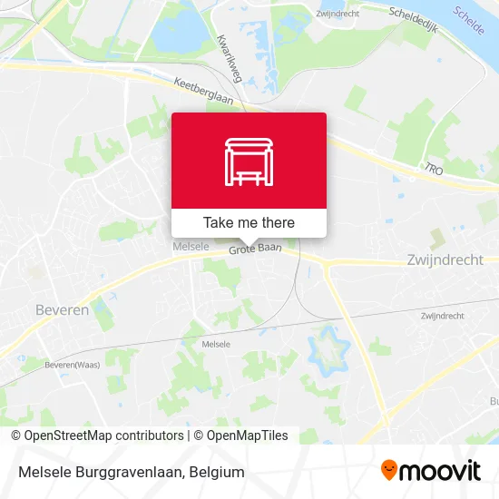Melsele Burggravenlaan plan