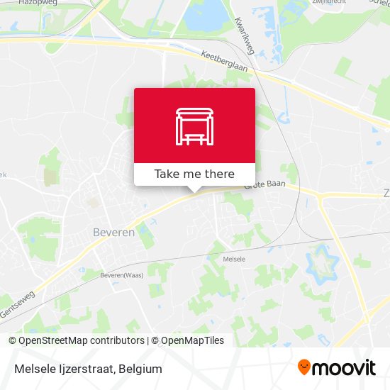 Melsele Ijzerstraat plan