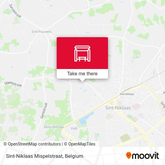 Sint-Niklaas Mispelstraat plan