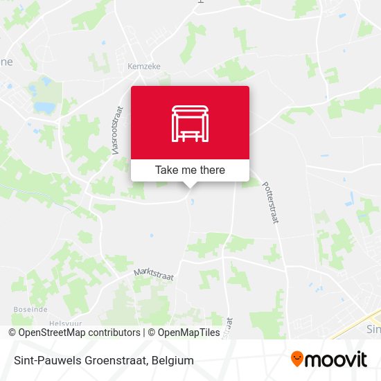 Sint-Pauwels Groenstraat plan
