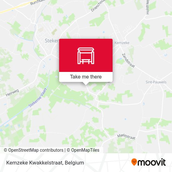 Kemzeke Kwakkelstraat plan