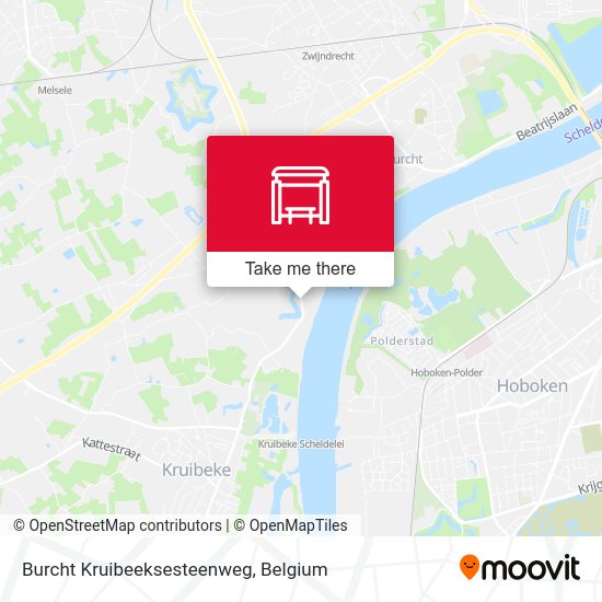 Burcht Kruibeeksesteenweg plan