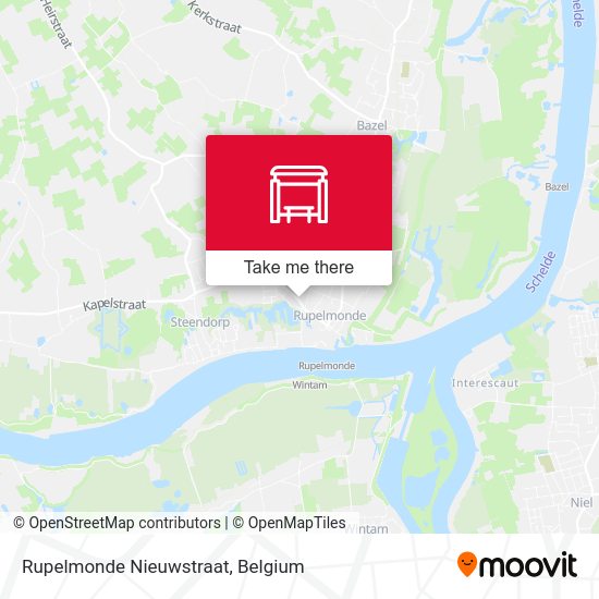 Rupelmonde Nieuwstraat plan