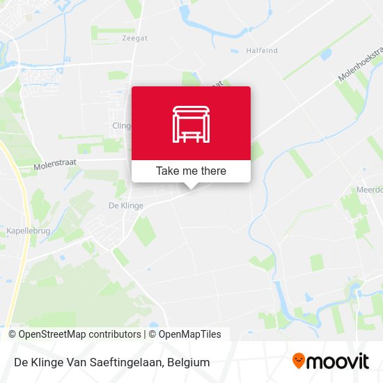 De Klinge Van Saeftingelaan map