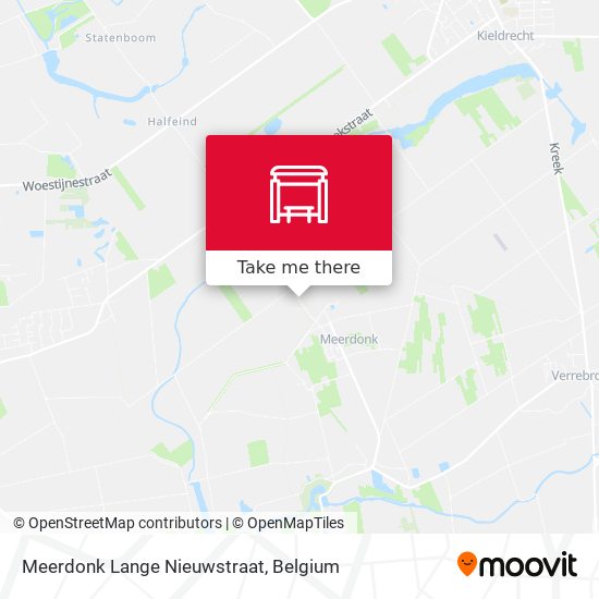 Meerdonk Lange Nieuwstraat map