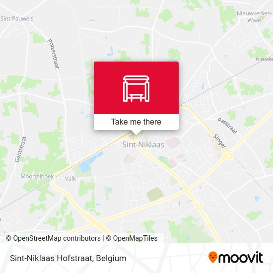 Sint-Niklaas Hofstraat plan