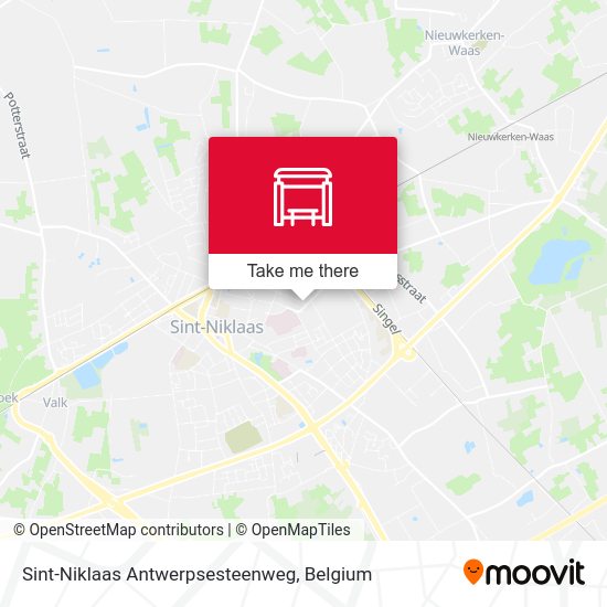 Sint-Niklaas Antwerpsesteenweg map